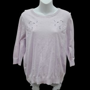 2/$20 Y2K Reitmans Light Purple Top Blouse Size: M